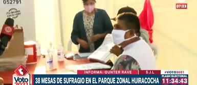 Elector se ofrece como voluntario a miembro de mesa ELECCIONES 2021: Ciudadano llegó a votar temprano, no había nadie en su mesa y decidió asumir el cargo, VIDEO