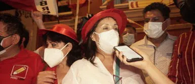 Diana Boluarte, vicepresidenta de Pedro Castillo Vicepresidenta de Pedro Castillo a favor que 70% de ganancias de transnacionales se quede en el país