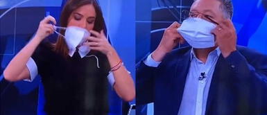 Segunda ola de coronavirus: conductores y periodistas comienzan a usar barbijo en la TV Pública Conductores y periodistas comienzan a usar cubrebocas en la TV Pública