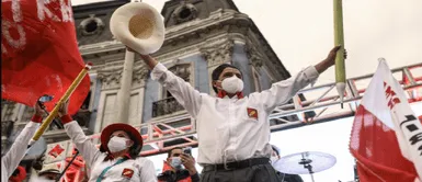 Pedro Castillo pasaría a la segunda vuelta con 18,1 según Ipsos Pedro Castillo pasaría a la segunda vuelta con 18,1 según Ipsos