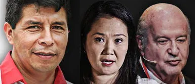 Pedro Castillo y Hernando de Soto postulan por primera vez a la presidencia. Para Fujimori sería su tercera oportunidad. Foto: Composición - La República Pedro Castillo y Hernando de Soto postulan por primera vez a la presidencia. Para Fujimori sería su tercera oportunidad. Foto: Composición - La República