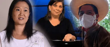 Rosa María Palacios con Keiko Fujimori y Pedro Castillo Rosa María Palacios: "Keiko no está acostumbrada a negociar y Castillo en eso va con ventaja"