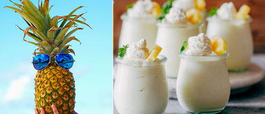 Delicioso mousse de piña fácil de preparar Mousse de piña: delicioso superalimento para reforzar tu sistema inmune