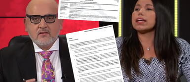 Documento de denuncia fue publicada en Twitter. Beto Ortiz es denunciado por racismo tras polémica entrevista con Zaira Arias de Perú Libre