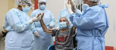 Piura: Exmilitar de 101 años superó la COVID-19 tras permanecer 14 días en UCI Piura: Exmilitar de 101 años ganó la batalla a la COVID-19