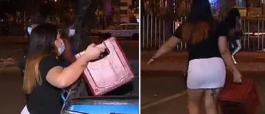 Fiesta Covid: Mujer intervenida se llevó su caja de cerveza para continuarla en otro lado Comas: mujer intervenida en ‘fiesta covid’ se lleva su caja de cerveza ‘para seguirla’ en otro lado