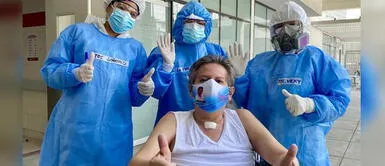 COVID-19: Médico supera la COVID-19 tras permanecer 85 días en UCI Médico vence la COVID-19 tras permanecer 85 días en el Hospital Emergencia Ate Vitarte