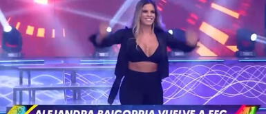 Alejandra Baigorria regresó a Esto es Guerra Alejandra Baigorria regresó a Esto es Guerra: ‘Extrañaba estar acá’