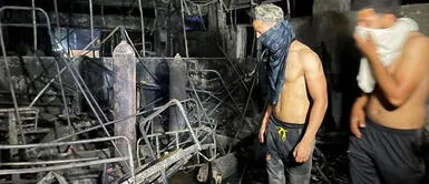 Incendio en UCI acaba con la vida de 82 personas en hospital COVID-19 Incendio en UCI acaba con la vida de 82 personas en hospital COVID-19 de Irak