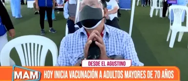 El Agustino: Anciano llora antes de ser vacunado contra la COVID-19: El Agustino: Anciano llora antes de ser vacunado contra la COVID-19: "Yo agradezco a Dios"