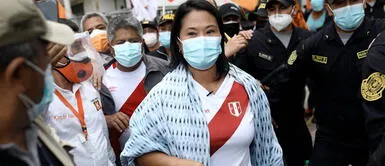 El primer debate entre Pedro Castillo y Keiko Fujimori se llevó a cabo en Chota, Cajamarca, este 1 de mayo. Foto: Aldair Mejía/La República Keiko Fujimori plantea eliminar la ideología de género en los contenidos escolares