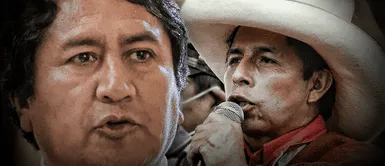 Vladimir Cerrón ratificó que Pedro Castillo será la única que persona que gobernará en caso Perú Libre llegue a la presidencia. Foto: composición de Gerson Cardoso/La República Cerrón se pronuncia sobre presunta asesoramiento a Castillo: "Yo le sugiero algunos alcances"