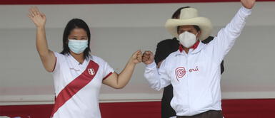 Última encuesta: Castillo se mantiene primero, pero Keiko se acerca de a pocos Última encuesta: Castillo se mantiene primero, pero Keiko se acerca de a pocos