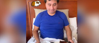 Alfredo Zambrano celebra cumpleaños comiendo cuy pero separado de Magaly Medina Alfredo Zambrano celebra cumpleaños comiendo cuy pero separado de Magaly Medina