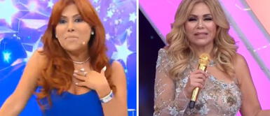 Magaly Medina se mostró contenta por haber liderado el rating 'JB de ATV'. Magaly Medina tras bajo rating que hizo Gisela Valcárcel: "Siempre le ganamos"