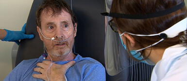 Hombre con coronavirus sufre derrame cerebral: despierta y debe aprender a leer y escribir Hombre con COVID-19 sufre derrame cerebral: despierta y debe aprender a leer y escribir