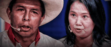 La última encuesta Datum registra que Pedro Castillo obtiene un 41% de preferencia electoral y Keiko Fujimori un 36% Keiko Fujimori responde a Castillo: “Acepto el reto de debatir fuera del penal”