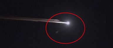 El cohete chino finalmente se estrelló sobre el Océano Índico. Restos del cohete chino "sin control" ingresó a la Tierra y se estrelló sobre el océano índico