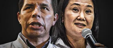 Pedro Castillo postula por primera vez a la presidencia y Keiko Fujimori intenta llegar al poder por tercera vez. Foto: composición de Fabrizio Oviedo/La República Omar Castro de CPI: “Hay un crecimiento fuerte de Keiko Fujimori en el interior del país”