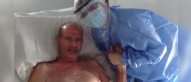 COVID-19 Argentina: Adulto mayor supera el coronavirus luego de cuatro meses en cuidados intensivos "Sentí que mi corazón se detuvo y vi el túnel y la luz": Hombre de 64 años sobrevivió a la COVID-19 en Argentina