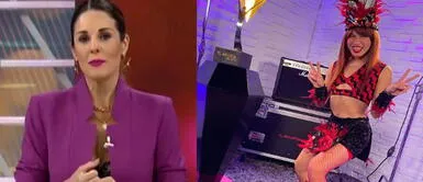 Rebeca Escribens no dudó en recomendarle que se meta a clases de canto. Rebeca Escribens aconsejó a La Uchulú que pula sus talentos