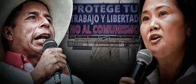 Fujimori vive su mejor momento electoral, aunque todavía está por debajo de Castillo; especialistas sostienen que es inviable deducir si su incremento se debe al llamado anticomunista. Foto: composición de LR Usuario a Castillo por pedir que Keiko se presente con sus padres: "¿Quiere debatir o pedir la mano?"