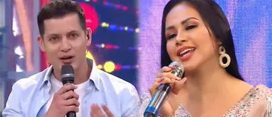 Gino Coquetea a Linda Gino Pesaressi coquetea a Linda Caba de Explosión de Iquitos: ‘Te puedo engreír’