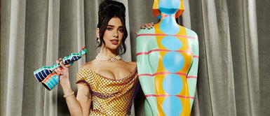Dua Lipa conquista en los Brit Awards con vestido personalizado de Vivienne Westwood Dua Lipa conquista en los Brit Awards con vestido personalizado de Vivienne Westwood