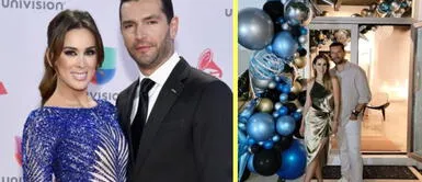La conductora sorprendió con tierno detalle a Martín Fuentes. Jacky Bracamontes sorprendió con increíble fiesta a su esposo por su cumpleaños