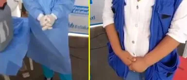 COVID-19 Perú: Profesional de EsSalud prohíbe filmar y tomar fotos durante proceso de inmunización contra coronavirus Denuncian que personal de EsSalud prohíbe grabar y tomar fotos durante vacunación contra COVID-19