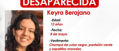 La menor es natural de Huánuco y fue vista por última vez el sábado 8 de mayo. Foto: composición La República Surco: Menor de 13 años desaparece tras salir a botar la basura