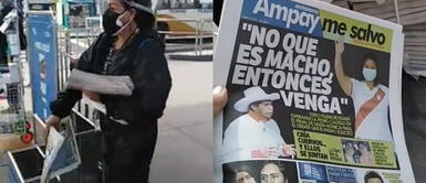 Reparten gratis diarios con contenido contra el comunismo en varias partes de Lima Reparten gratis diarios con contenido contra el comunismo en varias partes de Lima