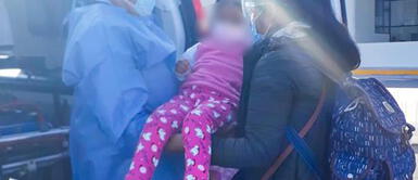 Niña que se tragó una pila fue trasladada a Lima para recibir atención especializada Niña que se tragó una pila fue trasladada a Lima para recibir atención especializada
