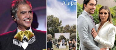 Alex Fernández Jr. y Alexa Hernández se casaron. Así fue la espectacular boda del hijo de Alejandro Fernández | VIDEO