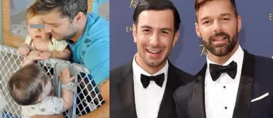 Ricky Martín y Jwan sorprendieron en redes sociales con tierno momento. Novio de Ricky Martin enternece al mostrar inédita foto de su bebé Renn