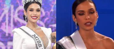 Janick Maceta reveló que su abuelo falleció de COVID-19. Miss Universo 2021: Janick Maceta cuenta que perdió a su abuelo tras no poder encontrar una cama UCI