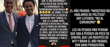 Selección peruana se muestra a favor de Keiko Fujimori y hermano de Renato Tapia tilda de porquería a jugadores Hermano de Renato Tapia criticó video de selección peruana: "Son unas porquerías"