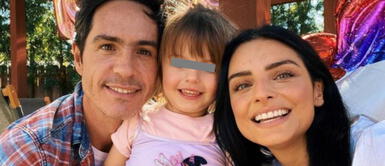 Aislinn Derbez cumplió el sueño de su hija. Aislinn Derbez es atacada por pintar el cabello de rosado a su hija de 3 años
