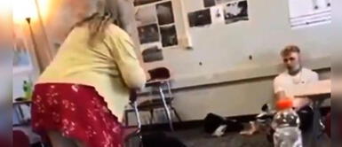 COVID-19 Estados Unidos: Docente arremete contra alumno por no utilizar mascarilla frente al coronavirus Profesora ataca a alumno por no usar mascarilla contra COVID-19: "No me importa si estás vacunado"