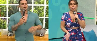 Christian Domínguez pidió que lo respeten o se retiraría del set. Christian Domínguez tras regresar a América hoy: "Valórame jefa"