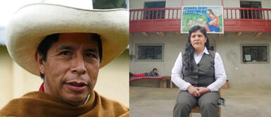 Pedro Castillo postula a la presidencia del Perú en una segunda vuelta electoral. Lilia Paredes, esposa de Pedro Castillo lo defiende: "Me indigna que lo llamen terrorista"