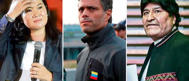 En abril, la candidata le pidió a Morales que no se meta en los asuntos del Perú, luego que este expresara su respaldo a Castillo. Keiko saluda llegada de Leopoldo, pero antes pidió a Evo que no se meta con el Perú