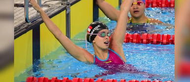 Alexia Sotomayor rompe récords en 50 y 100 espalda durante selectivo para Juegos Olímpicos Tokio 2020 Alexia Sotomayor bate récords en 50 y 100 espalda durante selectivo para Tokio 2020