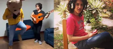 Vasco Madueño hizo su debut en TikTok junto al 'Osito Lima' Guillermo Dávila: su hijo Vasco cautiva con interpretación de canción en quechua
