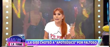 Magaly Medina opina sobre salida de ‘Apoteósico’: “Por bocón y hablar mal de su jefa” Magaly Medina opina sobre salida de ‘Apoteósico’: “Por bocón y hablar mal de su jefa”