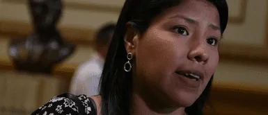 Indira Huilca: "Los enemigos de las mujeres están en el fujimorismo" Indira Huilca: "Los enemigos de las mujeres están en el fujimorismo"