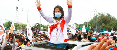 Keiko Fujimori habló sobre su propuesta de entregar "bono oxígeno". Keiko Fujimori contradice a Luis Carranza: "bono oxígeno no será un crédito"