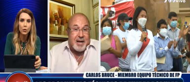 La periodista le pidió respeto a Carlos Bruce, miembro técnico de Fuerza Popular. Juliana Oxenford tras ataque de Carlos Bruce: "No me grite, no me alce la voz"