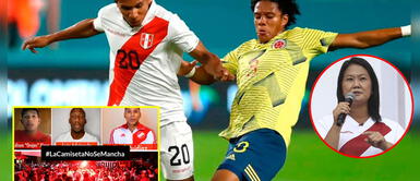 Perú vs Colombia: Usuarios exigen no ver el partido tras apoyo a Keiko Fujimori de algunos futbolistas Internautas piden no ver el partido de Perú vs. Colombia tras apoyo a Keiko Fujimori de algunos futbolistas