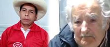 Pedro Castillo y José ‘Pepe’ Mujica se reunieron dos días antes de la segunda vuelta electoral. Pedro Castillo y José ‘Pepe’ Mujica se reunieron dos días antes de la segunda vuelta electoral.